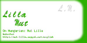 lilla mut business card